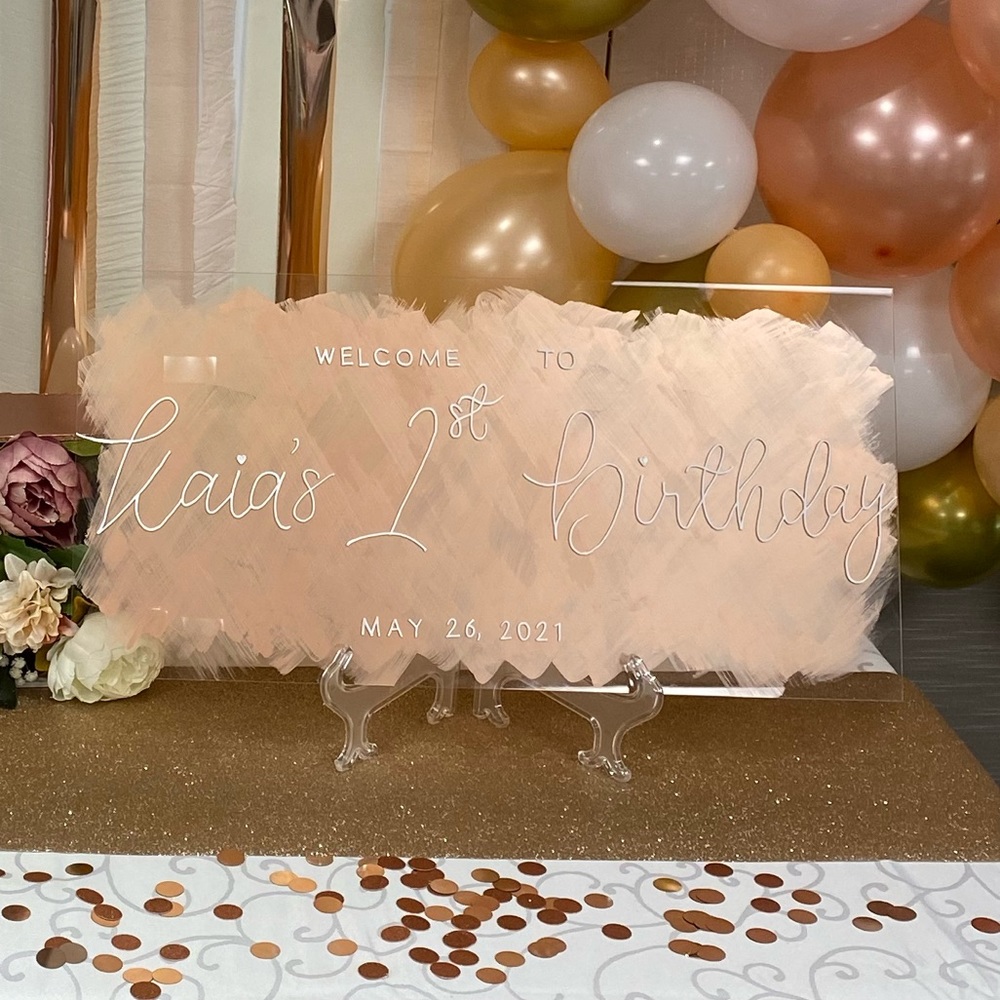 Personalized Acrylic Sign - Picture 4 of 4
